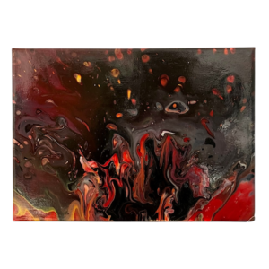 Embrasement - tableau abstrait toile - Noemie Pinard Art