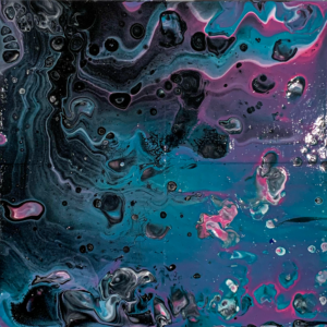 Bonbons Amers - tableau abstrait art mural artisanal - Noemie Pinard Art