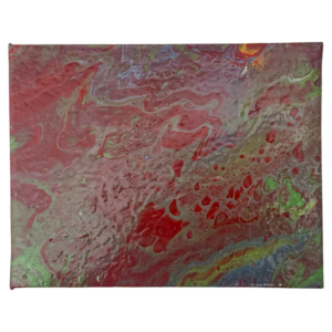 Mousse organique - tableau abstrait toile- Noemie Pinard Art