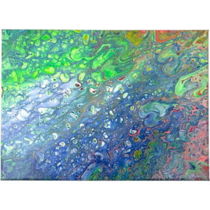 Aurore Vibrante - tableau abstrait toile - Noemie Pinard Art