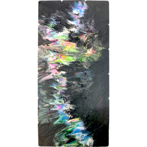 Lumières mélancoliques - tableau art mural abstrait artisanal- Noemie Pinard Art